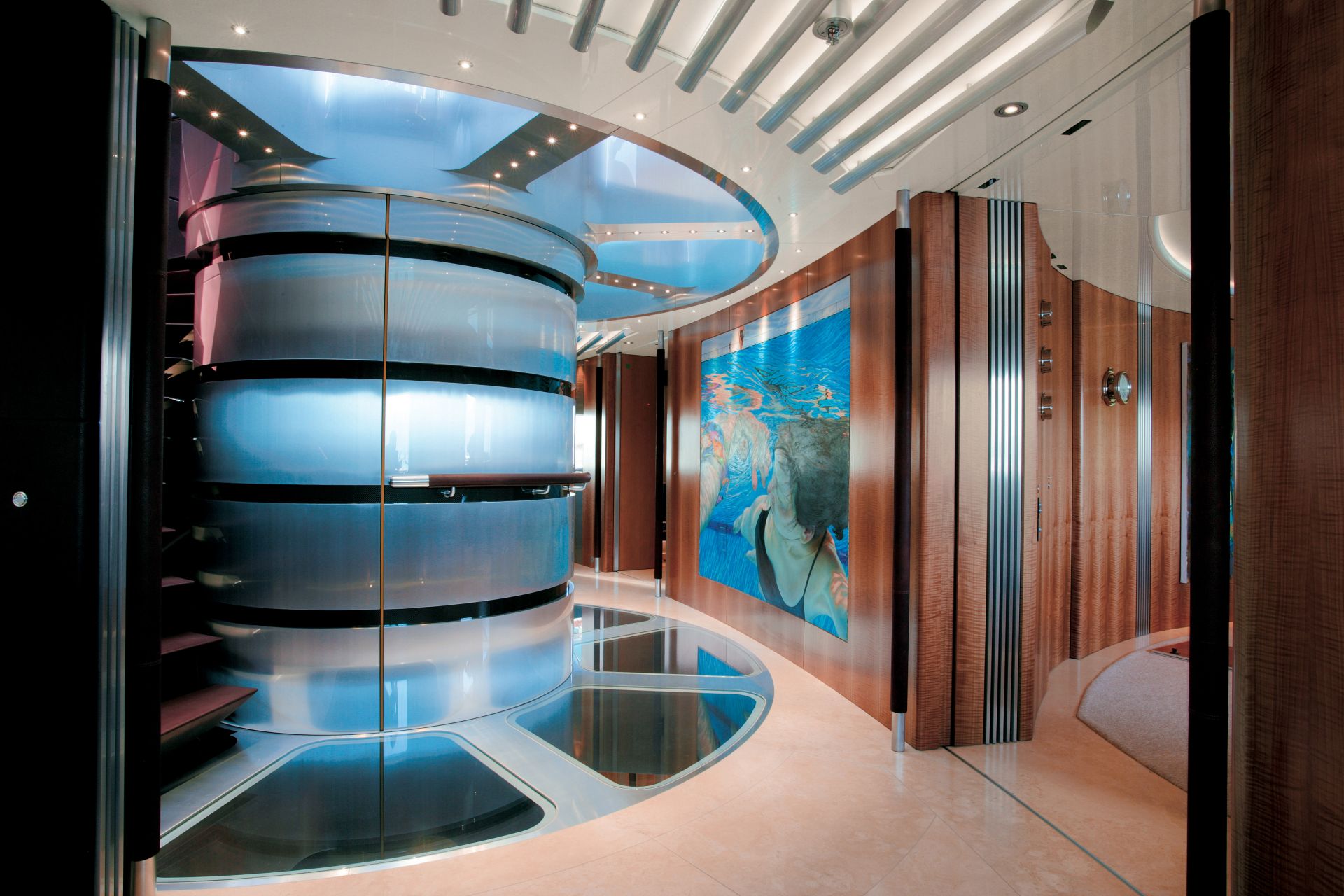 maltese falcon yacht inside